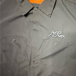 Dickies No Fear Jordan Black Men's Casual Button Down Shirt